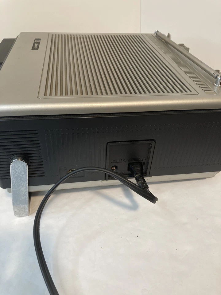 Liberty UHF VHF 1983 portátil negro blanco 5" radio AM FM #5002 Foto 3 de 4