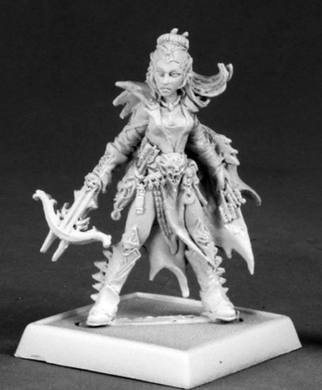 DEPORA AZINRAE - PATHFINDER REAPER figurine miniature rpg dark elf noir 60054
