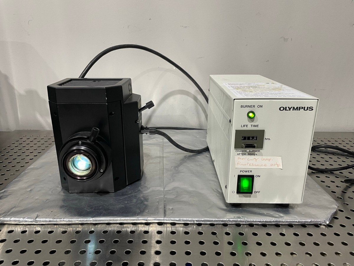 Olympus U-LH100HG Fluorescence Light Source with BH2-RFL-T3 Power