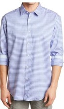 Quieti, Men's Dress Shirt, Purple Plaid, L