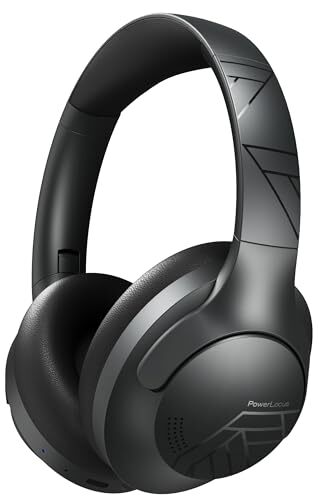 PowerLocus Over-Ear Bluetooth Headphones with 50H Playtime 4 EQ Modes Wireless Bass Sound
