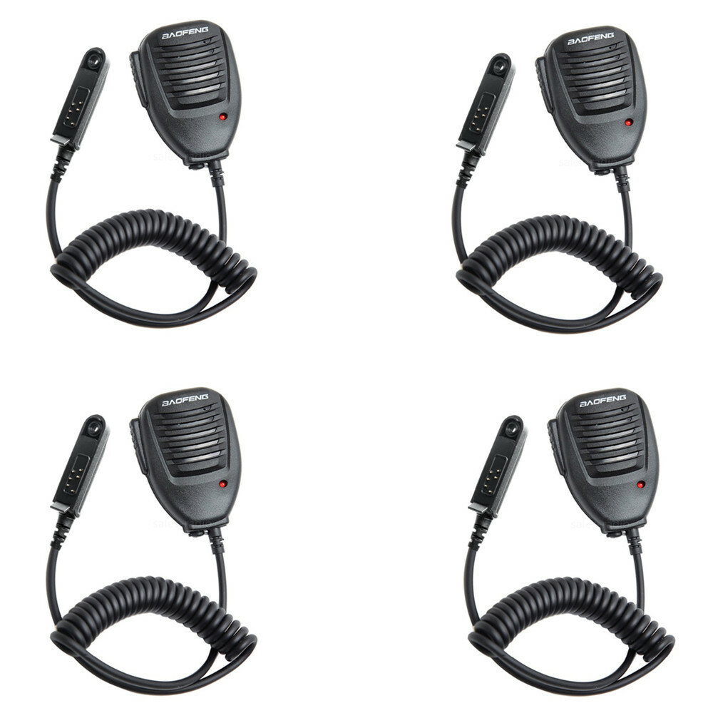 4Pcs Waterproof Speaker Mic For BaoFeng UV-9R Plus BF-A58 BF-9700 Walkie Talkie-image