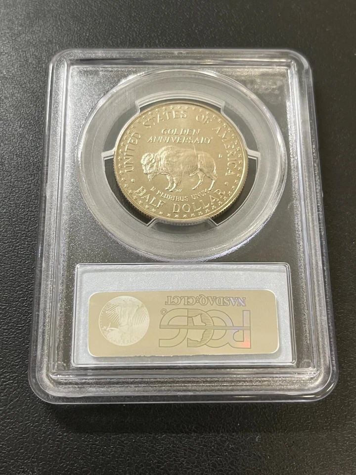 1991 D MOUNT RUSHMORE COMMEMORATIVE HALF DOLLAR PCGS MS-69 - UNC - SLAB - 50C - Image 2 of 2