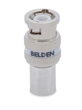 Belden BNC broadcast connectors cable size: Series 7, 16 AWG 12 GHz Qty 50 Pack
