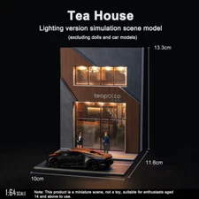 1/64 Tavern Restaurant Model Scene with Lamp Version Simulation Model Scene Deco