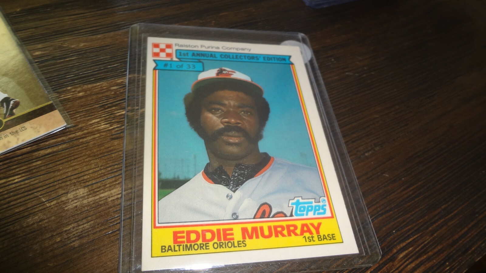 1984 TOPPS RALSTON PURINA # 1 OF 33 EDDIE MURRAY BASEBALL CARD | eBay