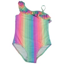 A2Z 4 Kids Girls Rainbow Swimmin Costume kids Swimsuit Beach Bath Swimwear Breif