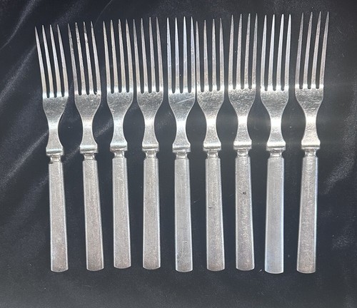 Konvolut 9 antike/vintage Meriden Cutlery Co. Gabeln - Bild 1 von 6