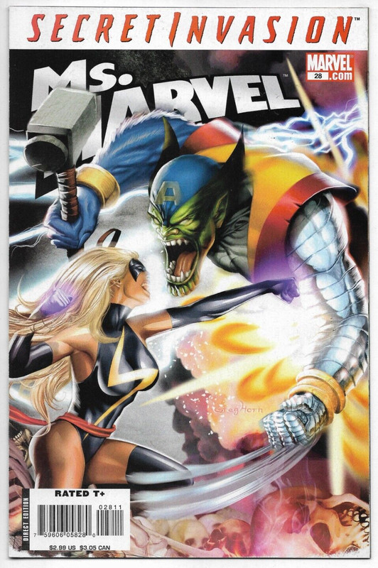 Ms. Marvel #28 Marvel Comics Brian Reed Ariana Melo Mariah Benes 2008 VFN