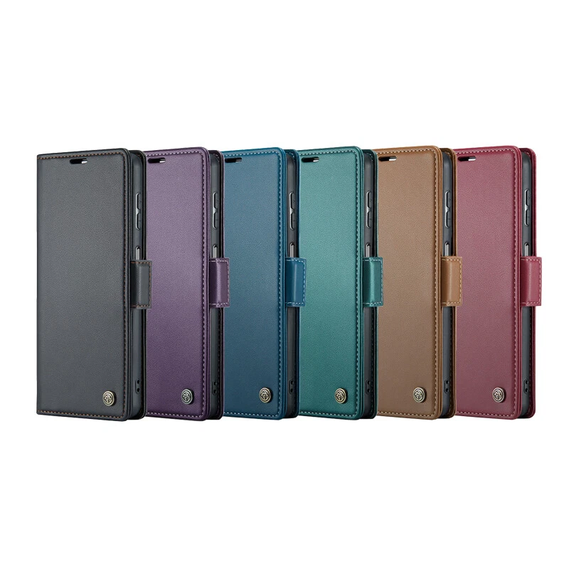 Magnetic Wallet Case Leather Flip Cover for Google Pixel 7A/8A/9A/8/9/10 Pro XL - Image 2 of 4