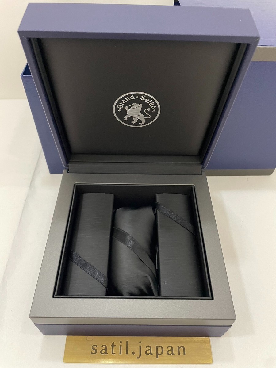 Grand Seiko Empty Box Watch Case Blue Black from Japan | eBay