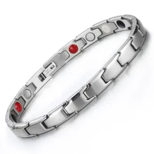 Gorgeous Thin magnetic bracelet 4 elements balance energy arthritis pain relief