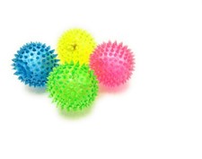 12 x  Leucht Noppenball blinken draußen drinnen hüpfen Geburtstag Massage Neu