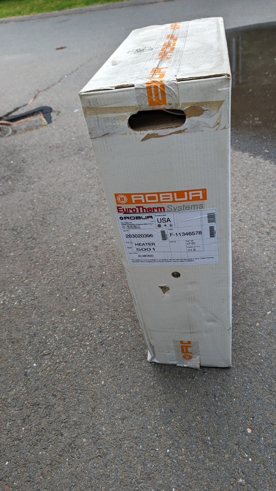 Brand New Robur EuroTherm LP Gas Wall Heater 5001 Gas Fired Convector