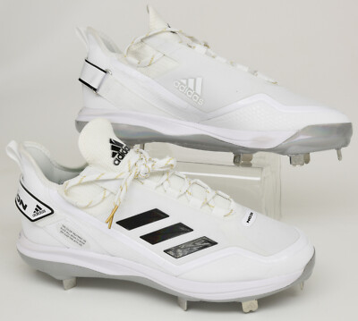 Adidas Baseball Metal Cleats Icon 7 Boost Men's White Black Mens Size 11.5 OR 13