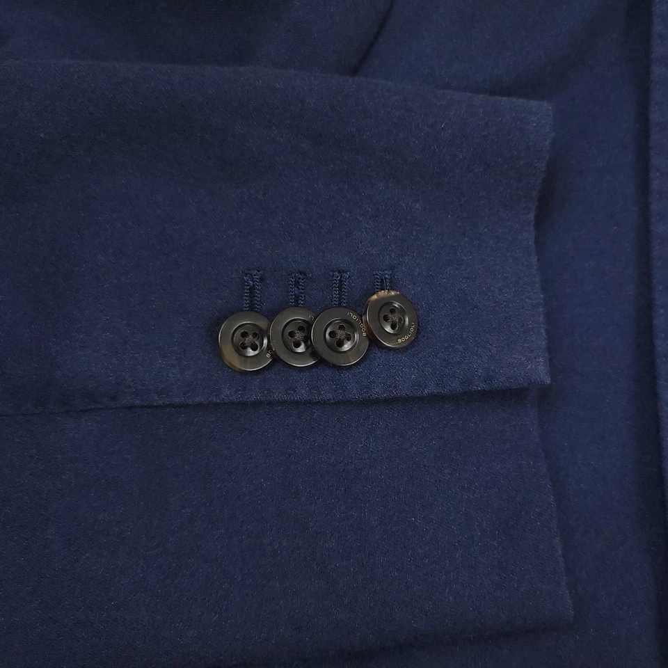 $2095 Chaqueta Boglioli Lana Cepillada y Seda Calce Ajustado K Para Hombres Talla US 46R Italia 56R Foto 2 de 4