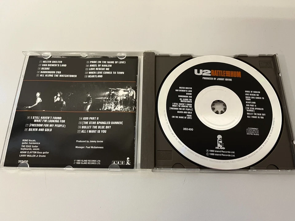 U2 – Rattle And Hum - w.germany CD © 1988 - Desire,When Love Comes To Town.. - Bild 2 von 3
