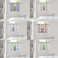 1 PAIR SMALL SET ROOM DARKENING GROMMET PANEL WINDOW CURTAIN HOME DECOR NEW