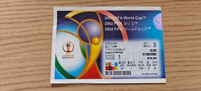 Ticket World Cup 2002 Uruguay vs. Denmark #3