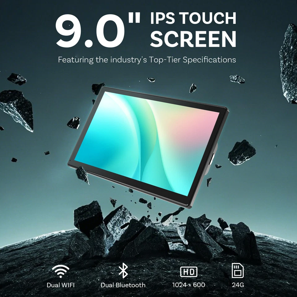 Ottocast 9" Car Screen Video Player Wireless CarPlay&Android Auto w/Rear Camera - Image 2 of 4