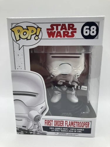 NOS Disney Star Wars Funko Pop! 'First Order Flametrooper' Vinyl Bobblehead #68