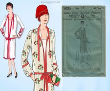 1920s VTG Ladies Home Journal Sewing Pattern 5031 Uncut Misses Flapper Dress 34B