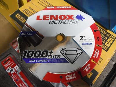 *NEW* LENOX Metalmax Diamond grit 7'' Cutting Wheel, 1972924, 795315