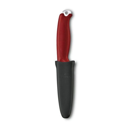 Victorinox Venture Fixed Blade Knife W/ Sheath & Belt Carry Loop Red - Picture 3 of 9