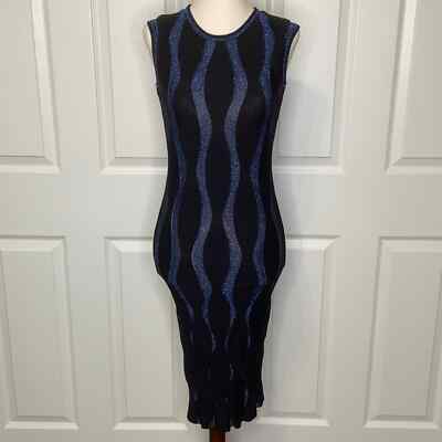 reiss blue knit dress Hana Knitted Navy dress