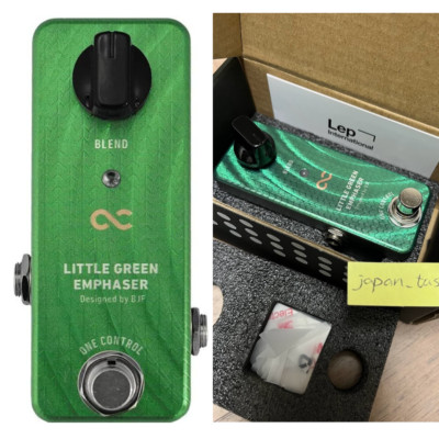 One Control Little Green Emphaser Guitar Effects Pedal Made in