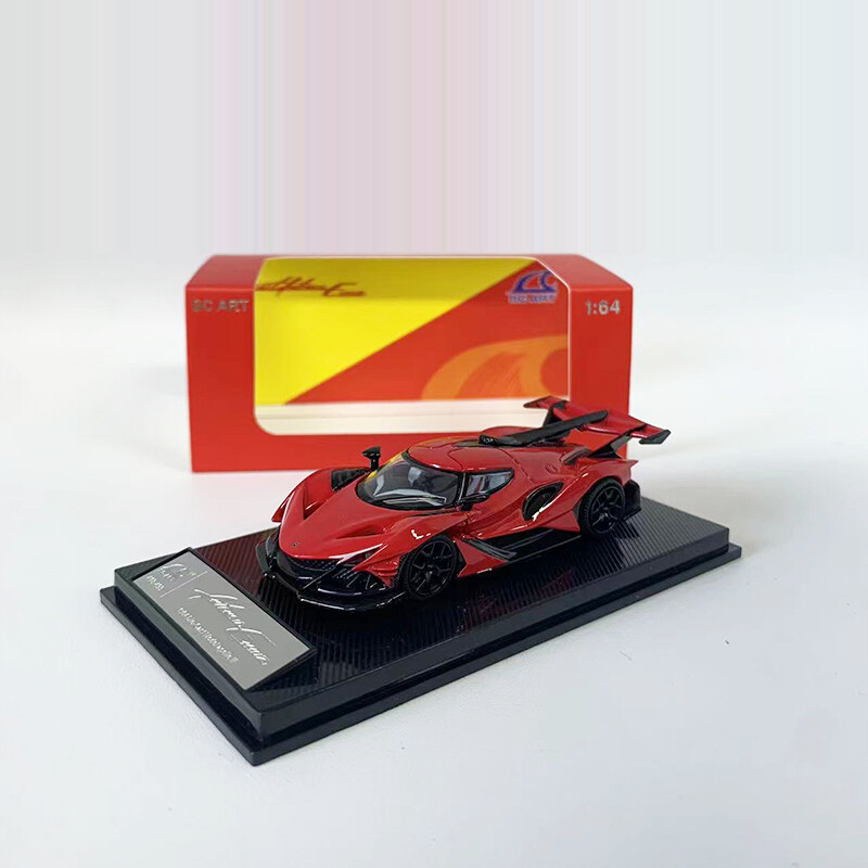 SmallART 1:64 Apollo IE V12 Alloy Die-Cast Sport Vehicle Model Car - Fire Red