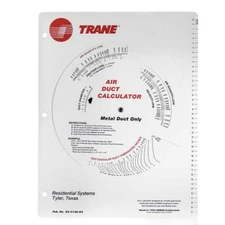 New & Improved Trane Ductulator Duct Calculator with Formulas / Metal Duct