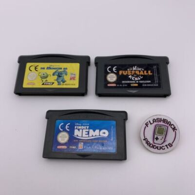 Nintendo Advance Bundle: Monster AG/ Findet Nemo / Wilde Kerle Zustand:Gut /R8F2