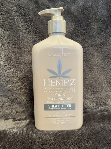 Hempz Beauty Koa & Sweet Almond Herbal Body Moisturizer - 17 fl. oz Sealed