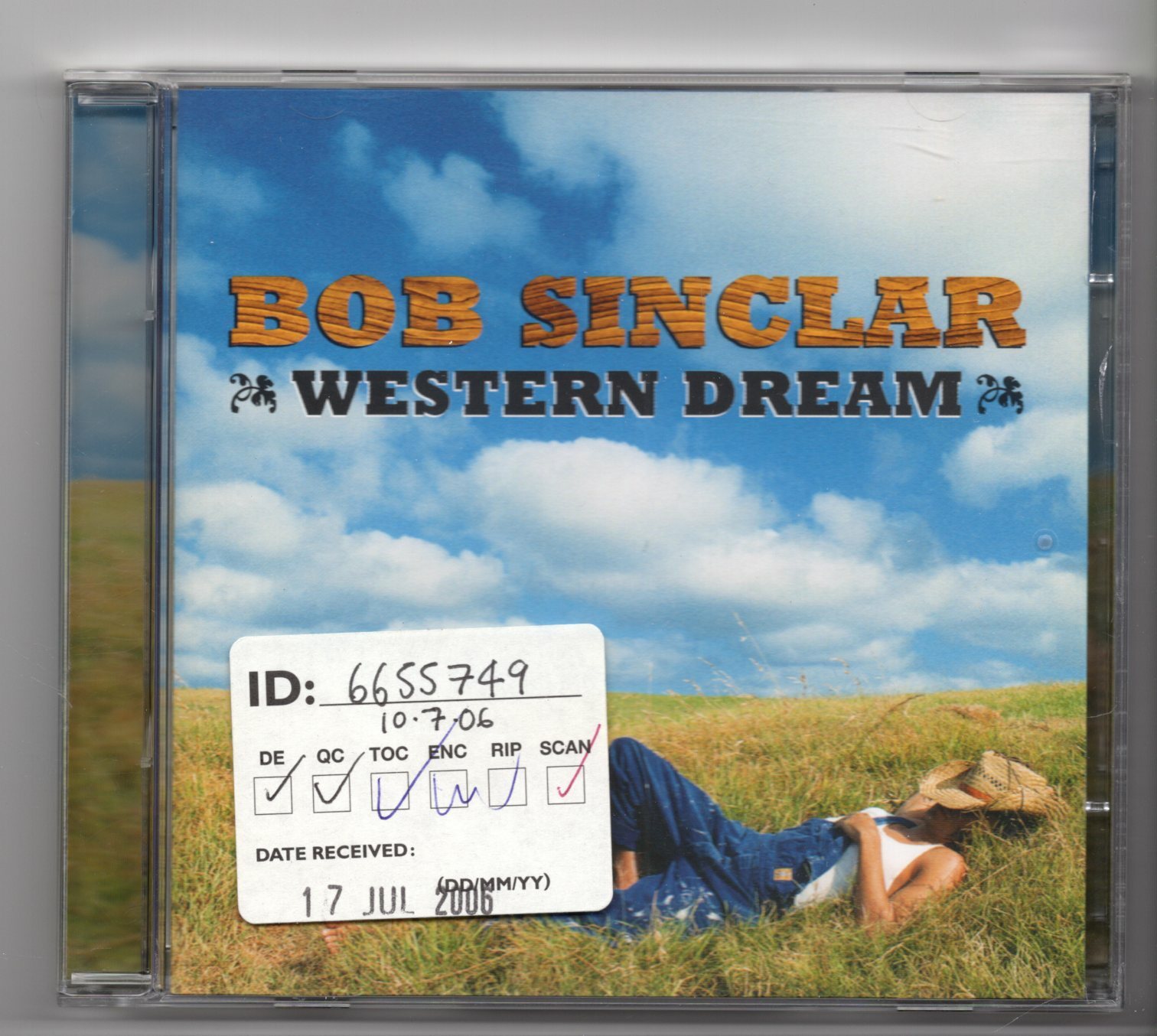 (JG123) Bob Sinclar, Western Dream - 2006 CD + DVD