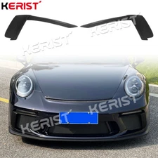 Carbon Front Bumper Splitter Air Vent Covers For Porsche 911 GT3 RS 2016-19 