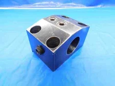 1 1/2" I.D. BORING BAR LATHE BOLT ON TOOL HOLDER BLOCK 81MM X 45MM BOLT PATTERN