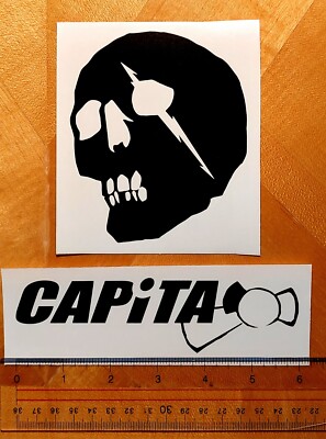 CAPiTA Vinyl Decals, 2-pack, CHOOSE COLOR, no background