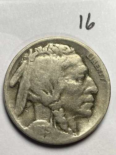1925-S  BUFFALO NICKEL, "VERY GOOD" condition, #16