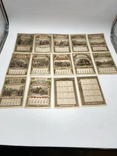 Advertising Calendar Centennial Home Insurance Co. 1876 Philadelphia Exposition