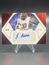 2023 SAGE High Series - Autographs Jalen Brooks #A-JB3 Red (AU, RC)