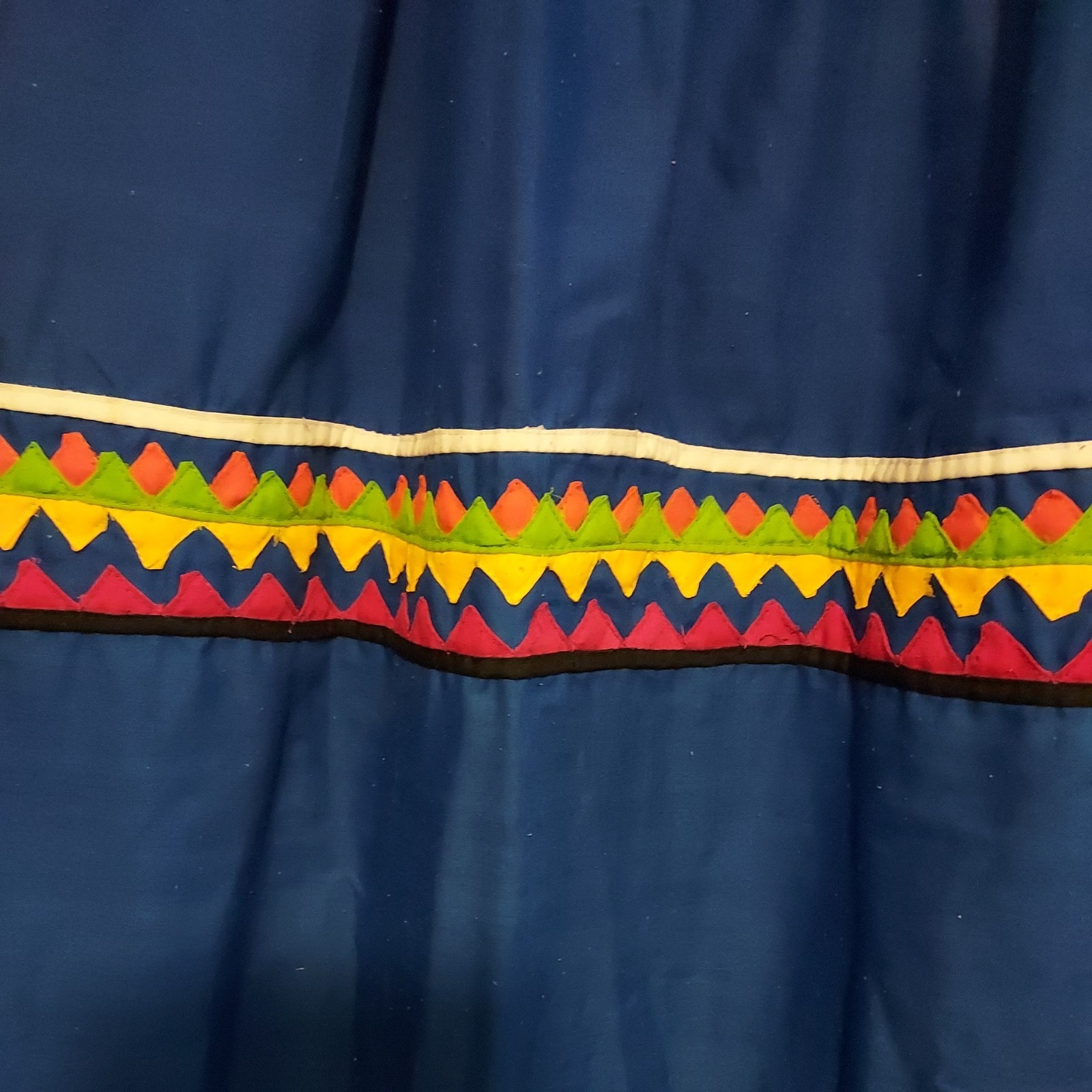 Native American Indian  Panama Patchwork Maxi Dre… - image 5