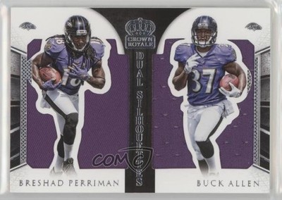 2015 Panini Crown Royale 73/99 Breshad Perriman Buck Allen Rookie RC 2f9