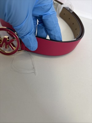 NWT Original MICHAEL KORS Leather Belt Fuchsia Pink SZ  display picture 1