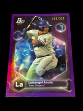 2022 Bowman Platinum - Luisangel Acuna #PE-22 Precious Elements Purple /250