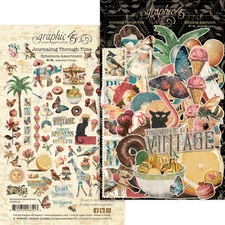 Journaling Through Time  - Graphic 45 Ephemera Assortment 68/pk