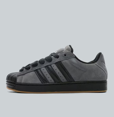 Adidas Originals Superstar ST in dunkelgrau und schwarz alle Größen limitierter Bestand