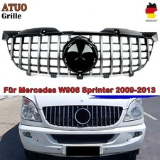 Sport K&uuml;hlergrill Schwarz Chrom f&uuml;r Mercedes Sprinter W906 Vorfacelift 2006-2013