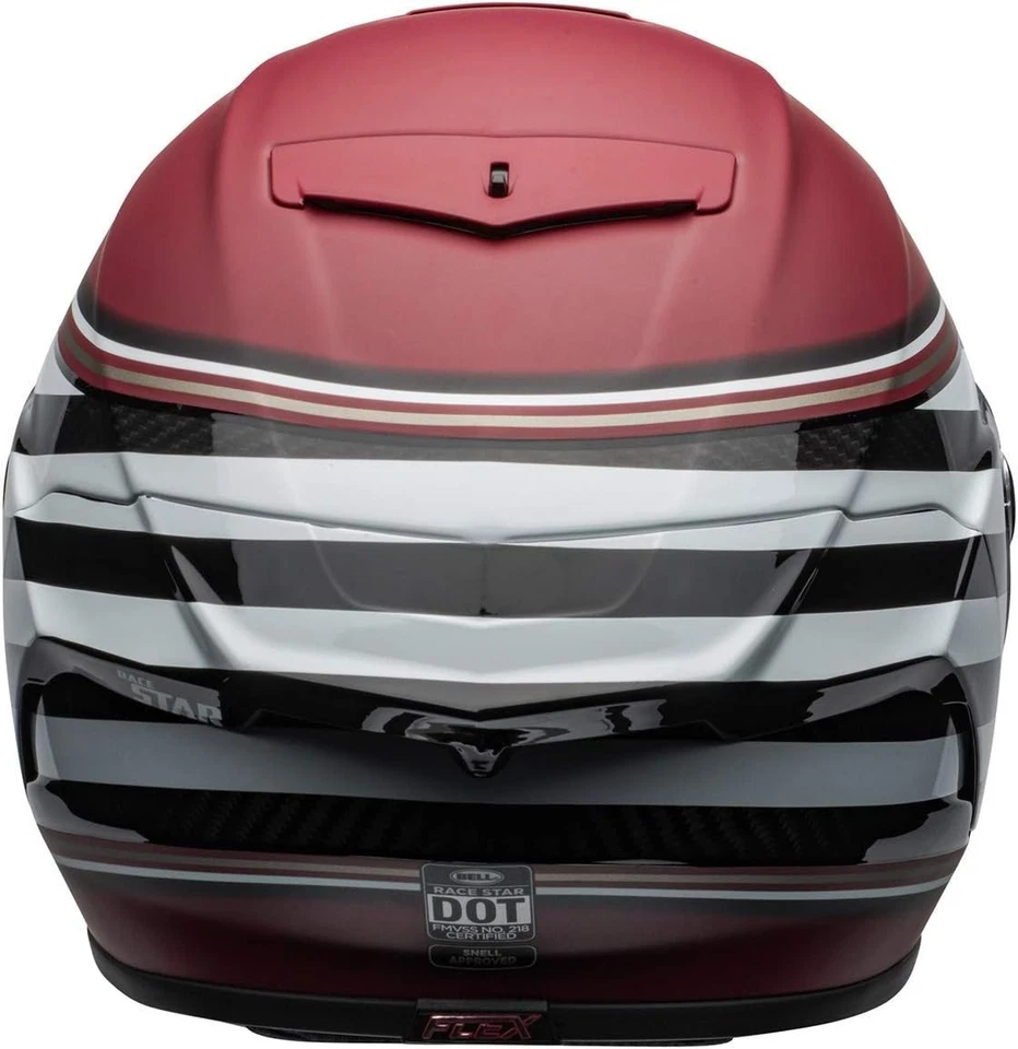 Casco Bell Race Star Flex DLX RSD The Zone mate/blanco brillante/rojo caramelo - XL Foto 4 de 4