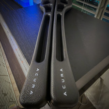 2pc Univerasal Car Seat Premium Gap Filler Organizer in Black FITS ACURA